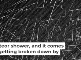 This composite image shows the Geminid meteors, captured in 2020 using Global Meteor Network software. Aleksandar Merlak